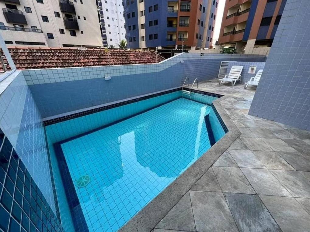 Apto Vista Mar, 8 Pessoas, Varanda Gourmet, Pe Na Areia! Praia Grande  Exterior foto